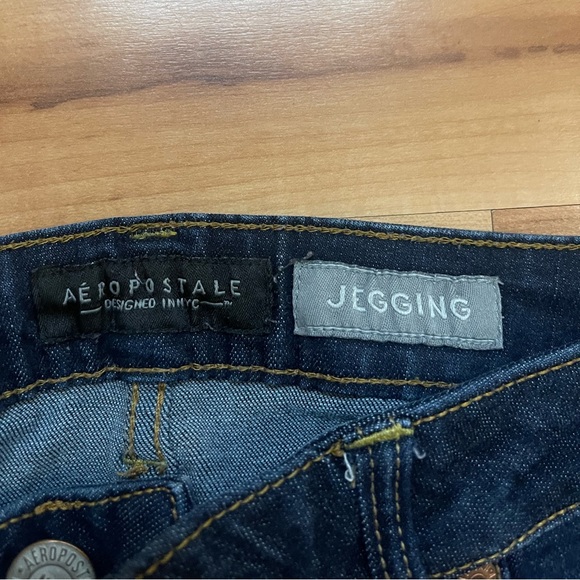 dark wash Aéropostale jeggings - Picture 7 of 9